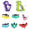 8 Pack Dinosaur Cookie Cutters Set - Stainless Steel Shaped Cookie Candy Food Cutters Molds for DIY, Kitchen, Baking, Kids Dinosaur Theme Birthday Party Supplies Favors